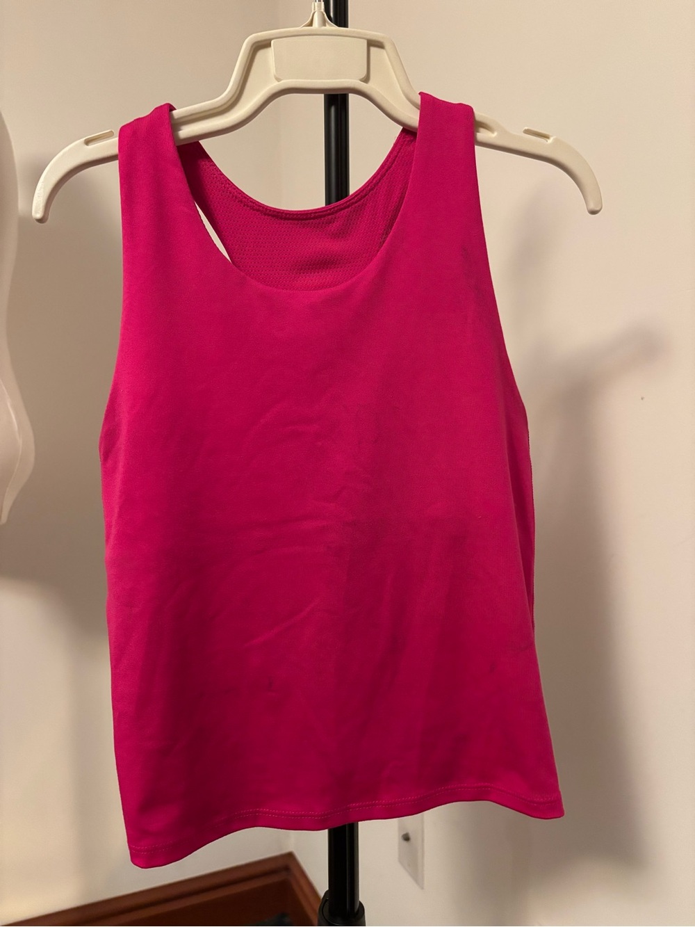 Athletic Works Bright Pink Girls' Racerback Tank Top